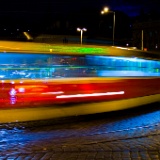 Kleurentram  Een tram in Praag.